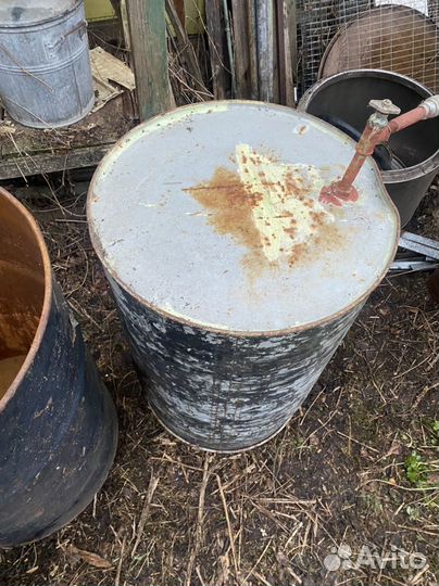 Бочка металлическая