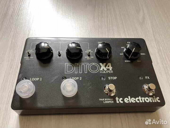 Гитарная педаль лупер tc electronic Ditto x4