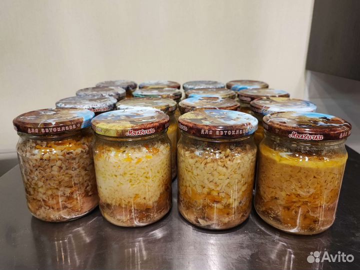 Тушёнка и каши домашние из автоклава