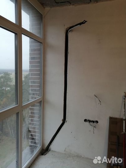 Закладка трасс. Монтаж кондиционеров