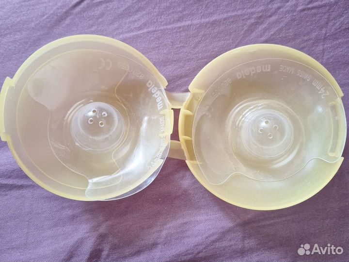 Накладки на грудь medela новые 24 мм