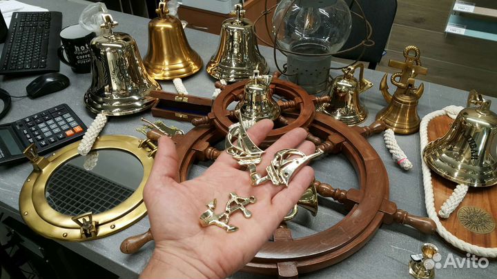 Рында штурвал корал рыба ракушка морские сувениры