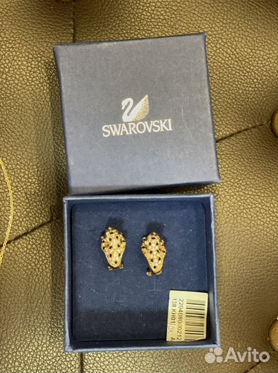 Swarovski серьги, подвеска, кольцо