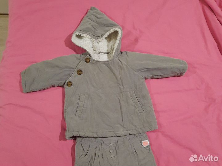 Костюм на теплую осень 6-9мес