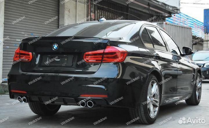 Диффузор BMW 3 F30 F31 M-Performance 2+2