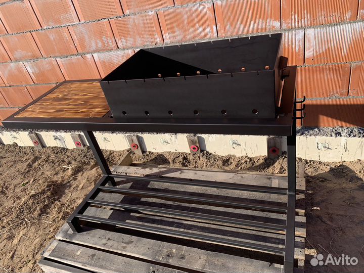 Мангал в стиле лофт