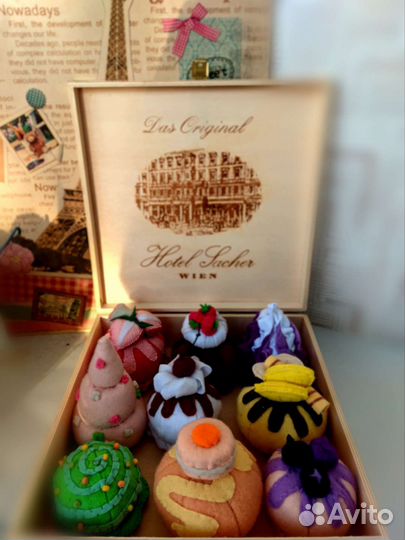 Сладости из фетра