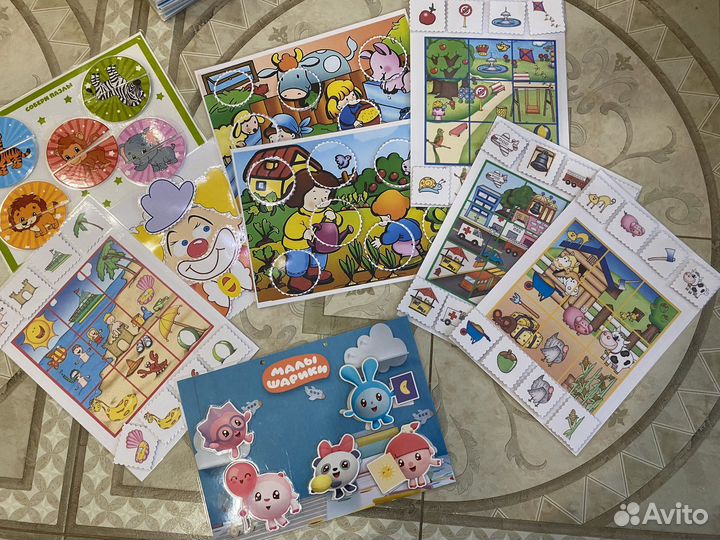 Развивающие игры на липучках для деток