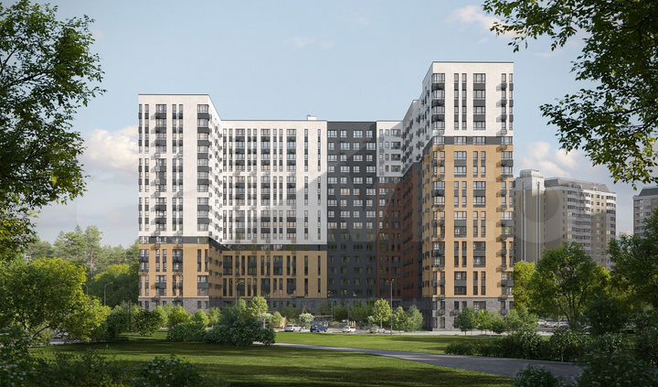 2-к. квартира, 64 м², 7/17 эт.