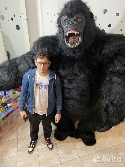 Ростовая кукла горилла,костюм кинг конга