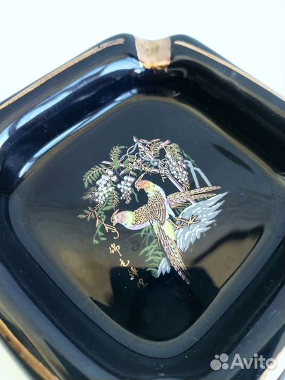 Пепельница цветное стекло СССР Japan Pinar