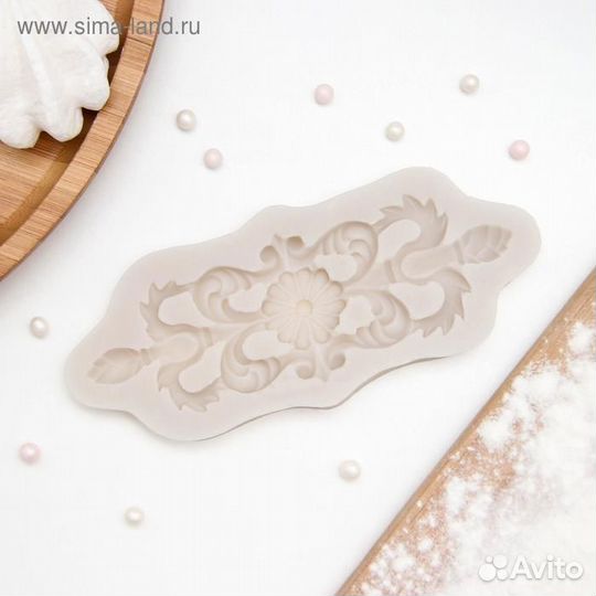 Молд Доляна «Лепнина», 13,55,5 см, цвет микс