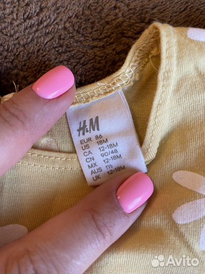 Платья для девочки hm 86 (два)