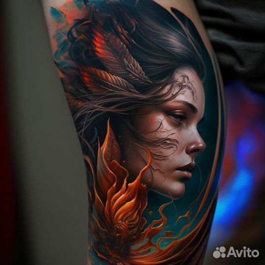 Татуировка в салоне