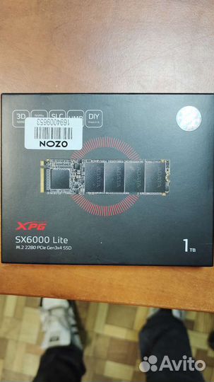 XPG s6000lite SSD m2 nvme 1tb