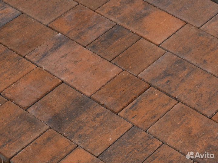 Тротуарная плитка / Брусчатка Новосибирск 80мм