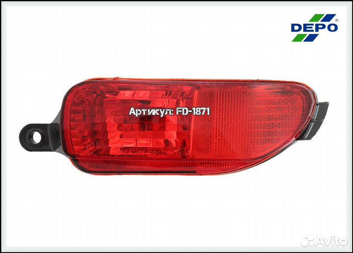 Фонарь задний в бампер опель Corsa C