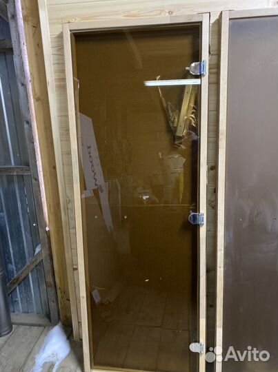 Стеклянные двери для бани и сауны