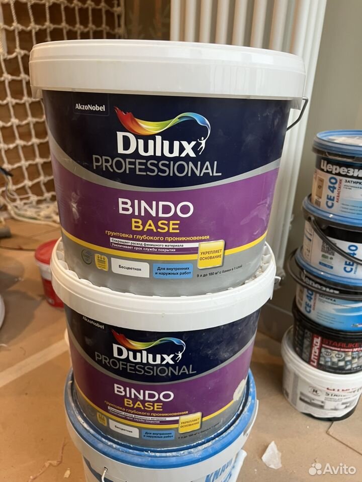 Грунтовка dulux bindo base