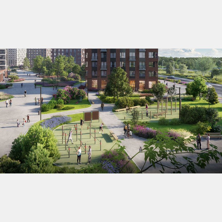 1-к. квартира, 35,7 м², 1/12 эт.