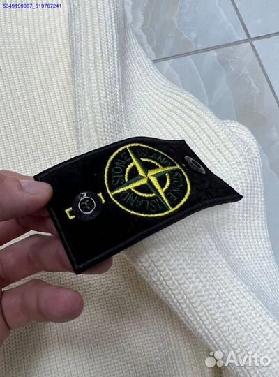 Джемпер Stone Island с воротником на каждый день