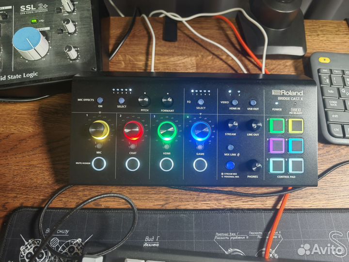 Roland bridge cast x - звуковая аудиокарта