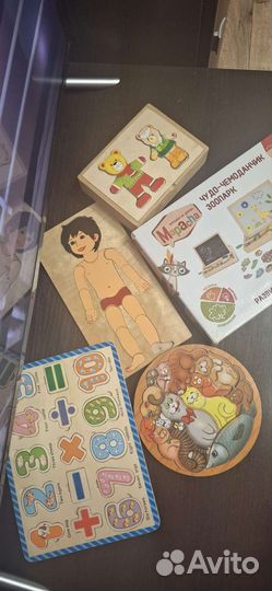 Деревянные развивающие игрушки