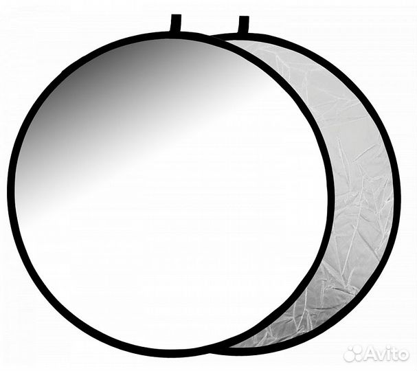 Отражатель 2в1 Raylab RF-09 белый/серебристый 80см