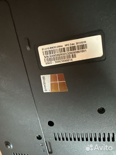 Acer ноутбук
