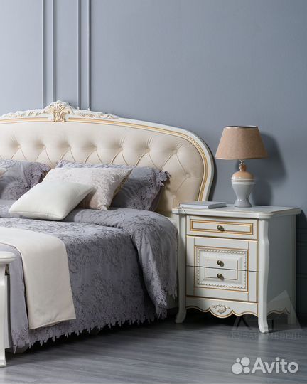 Кровать двуспальная без посредников