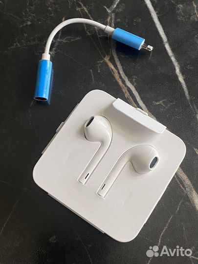 Наушники Apple EarPods 3.5 Оригинал + переходник
