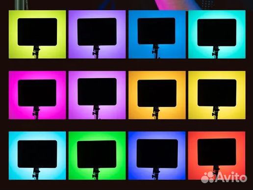 LED RGB панель, 20 цветов, размер 36 х 25 см