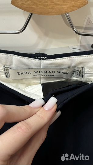 Брюки кюлоты zara женские S