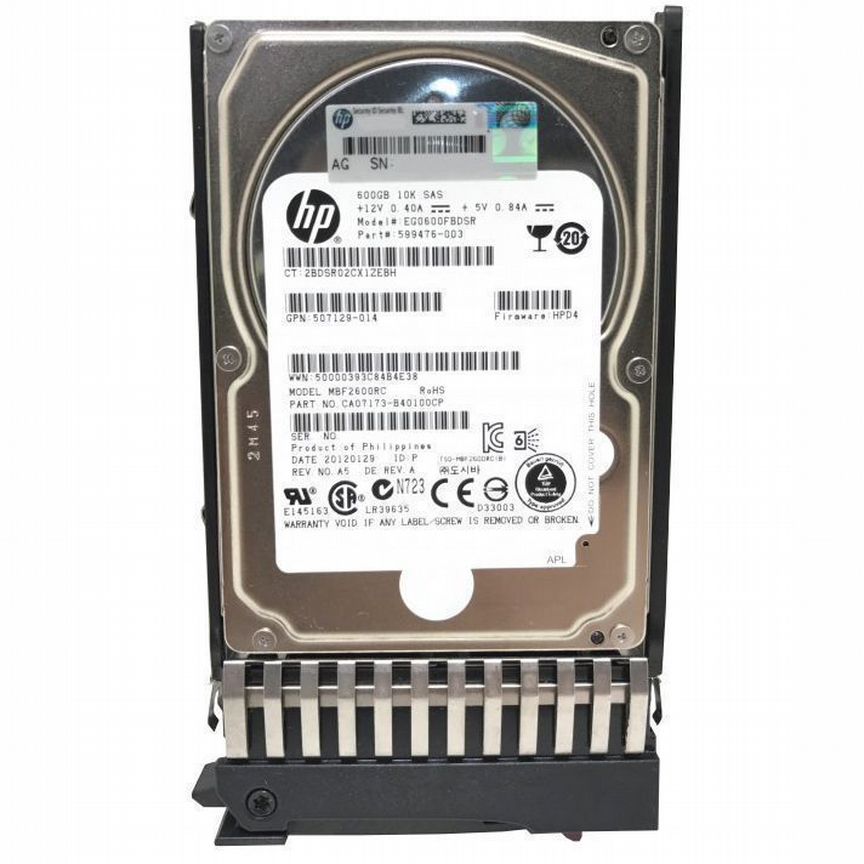 [EG0600FBDSR] Жесткий Диск Hp 600gb 2.5 Sas Eg0600fbdsr