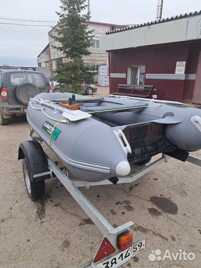 Лодка пвх гладиатор 350 нднд+ хидеа 9,8
