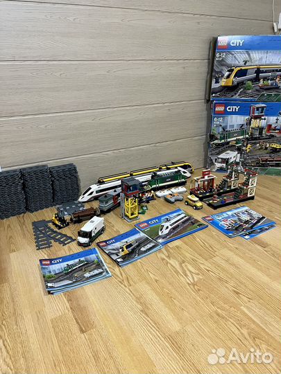 Lego city поезда лего сити железная дорога