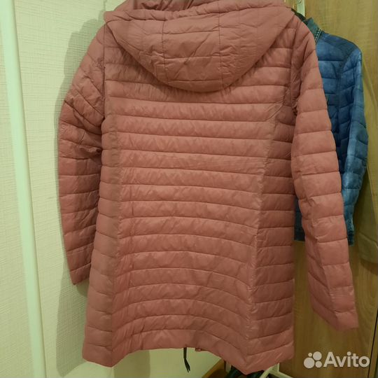 Куртка демисезонная женская удлиненная 48