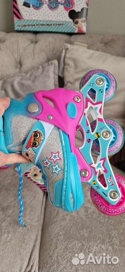 Роликовые коньки детские раздвижные