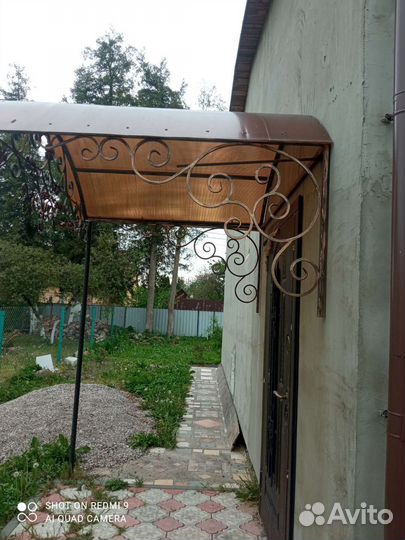 Козырек кованный