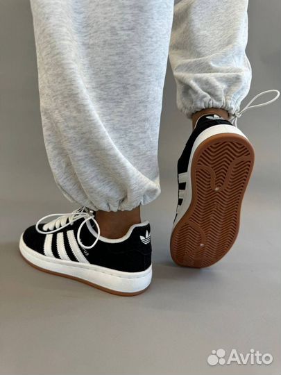 Кеды adidas campus женские черные