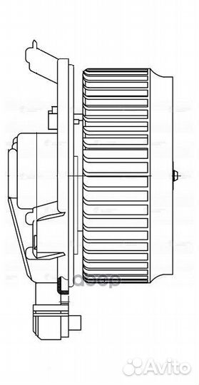 Мотор отопителя honda civic 4D 06- honda