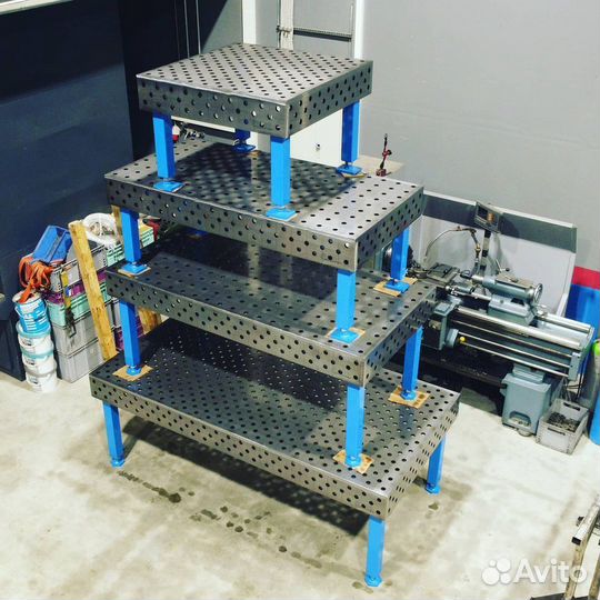 Сварочный 3D стол 1000х800х100 толщиной 8 мм