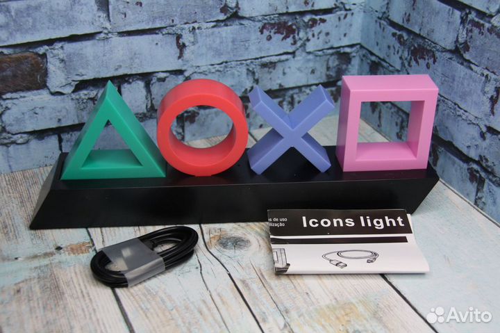 Светильник декоративный PlayStation Icons Light