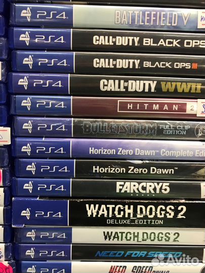 Игровые диски для PS4