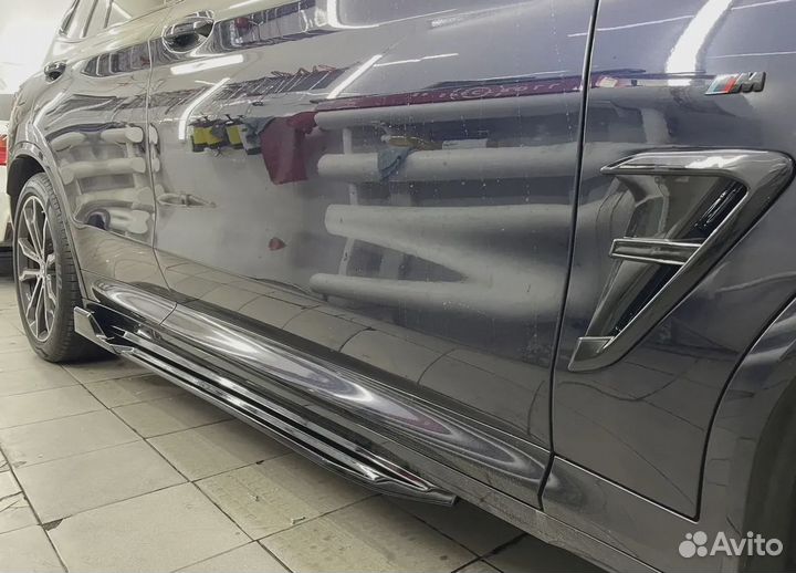 Лезвия на пороги bmw x3 g01 x4 g02