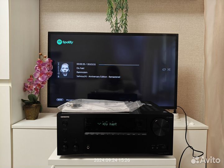 Onkyo TX-NR676 Black, Atmos, 165W