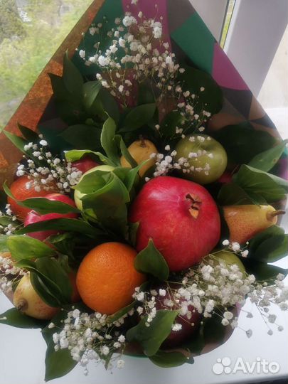 Букеты из фруктов и овощей