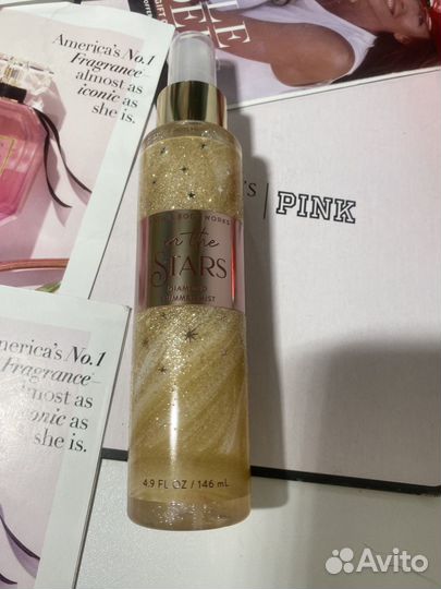 Спрей для телас шиммером Bath and Body works