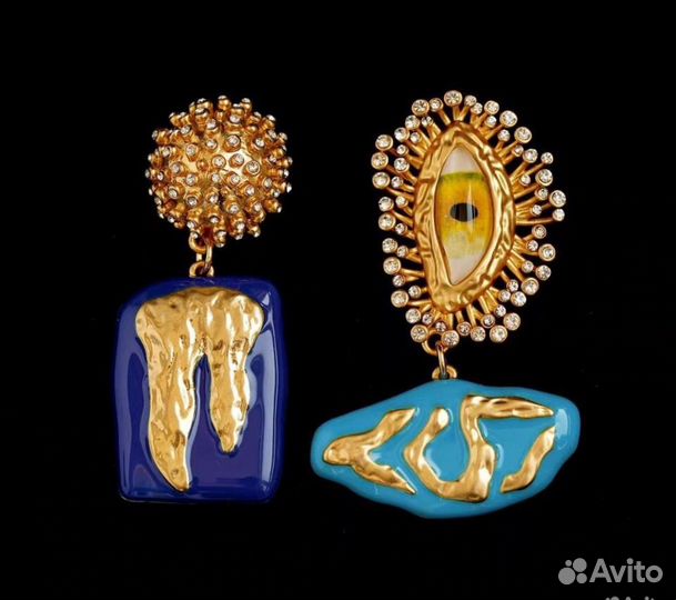 Серьги глаз Schiaparelli