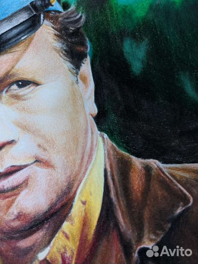 Картина, карандаш Леонид Быков, а4